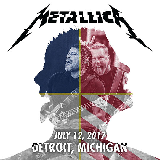 Metallica at Comerica Park in Detroit, MI on July 12, 2017
