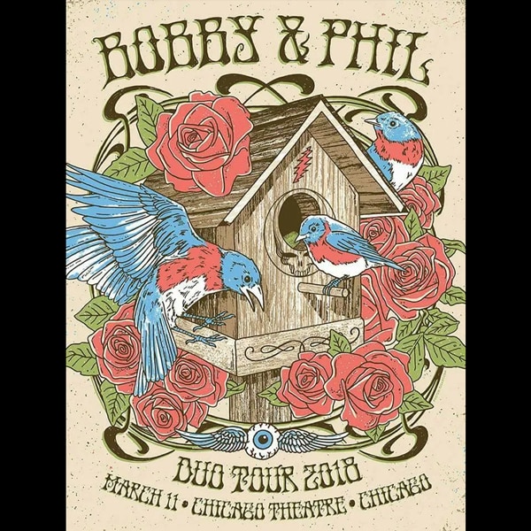 Bobby Weir and Phil Lesh